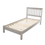 Thumbnail: Corona White/ Grey 3'0" Slatted Bedframe