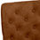 Thumbnail: Studded Back Leather Chair With Hairpin Legs- Tan