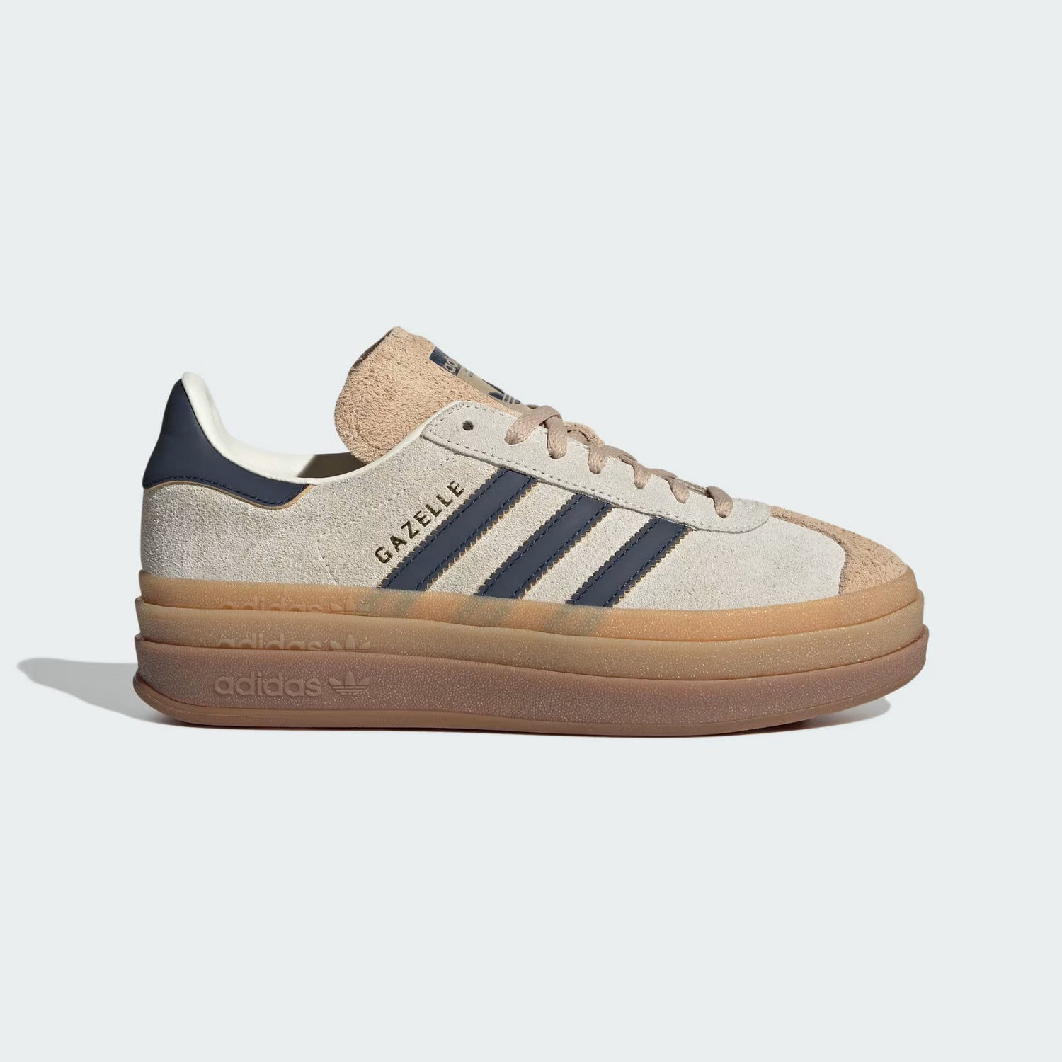 Adidas Gazelle Bold Beige Navy