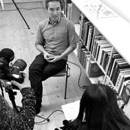 PRESS // China State TV CCTV filming in the studio today