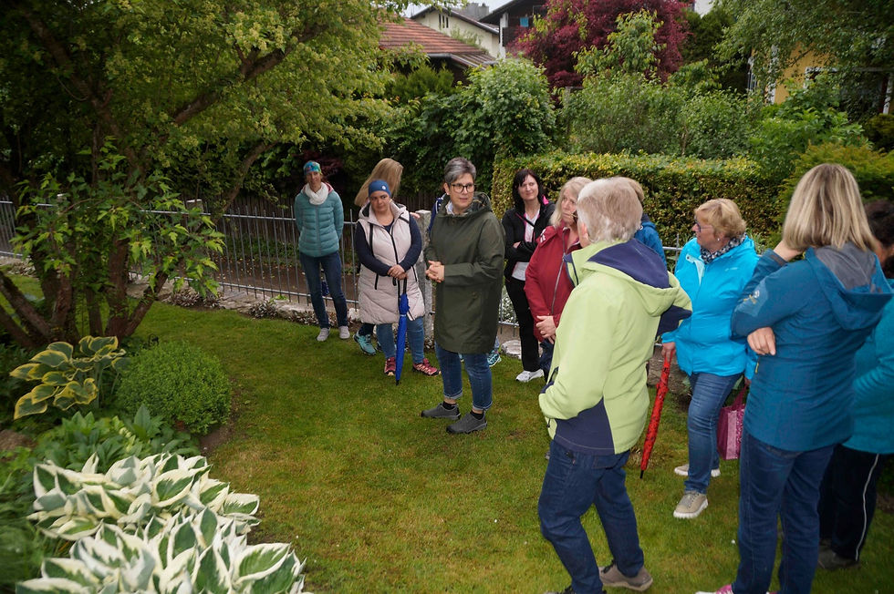 Gartenbesichtigung