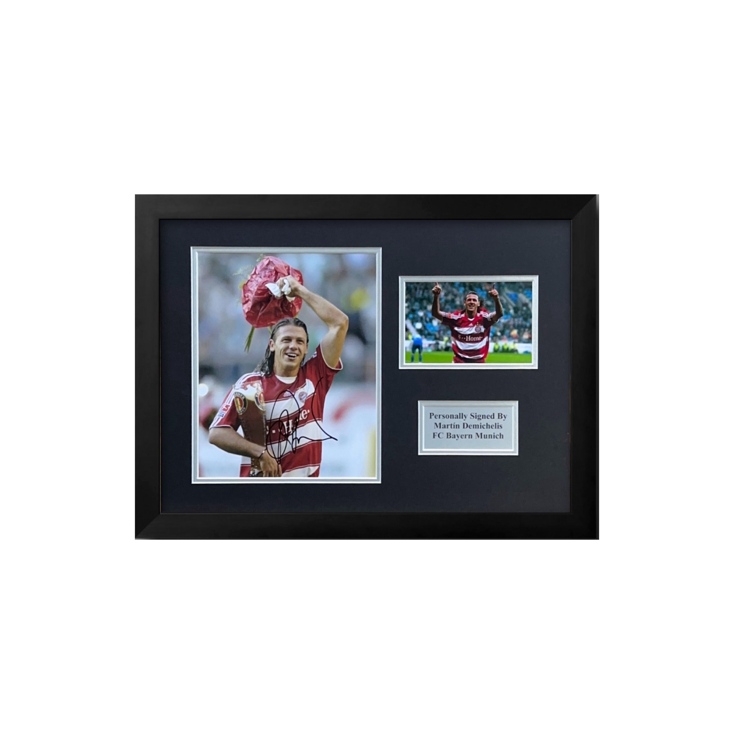 16x12 signed photo display By Martin Demichelis