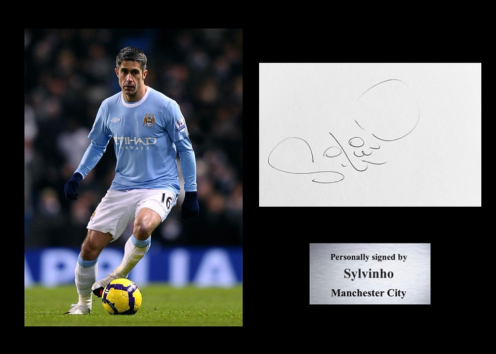 Thumbnail: 16x12 Signed Sylvinho With COA