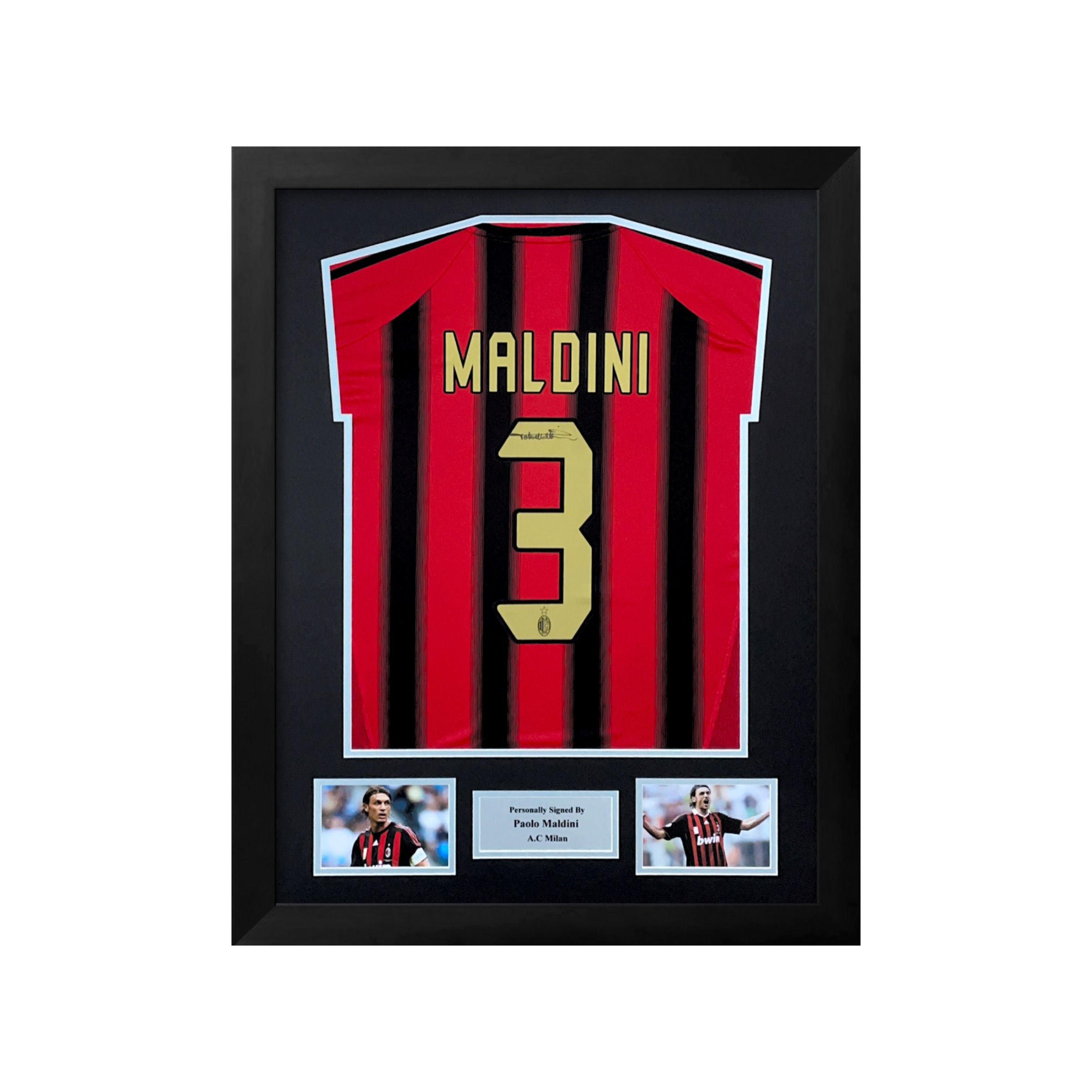 Signed Paolo Maldini Shirt With COA 