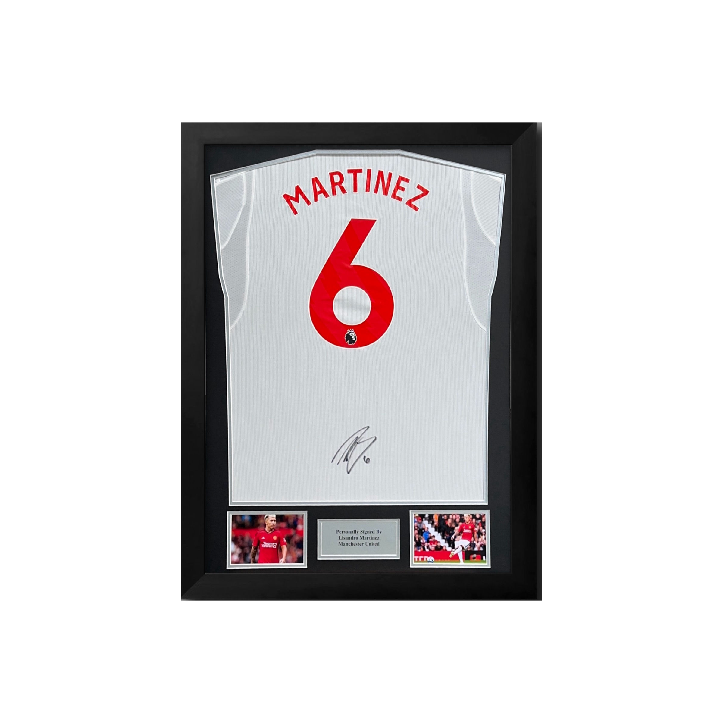 Signed Lisandro Martínez Away Shirt with COA 
