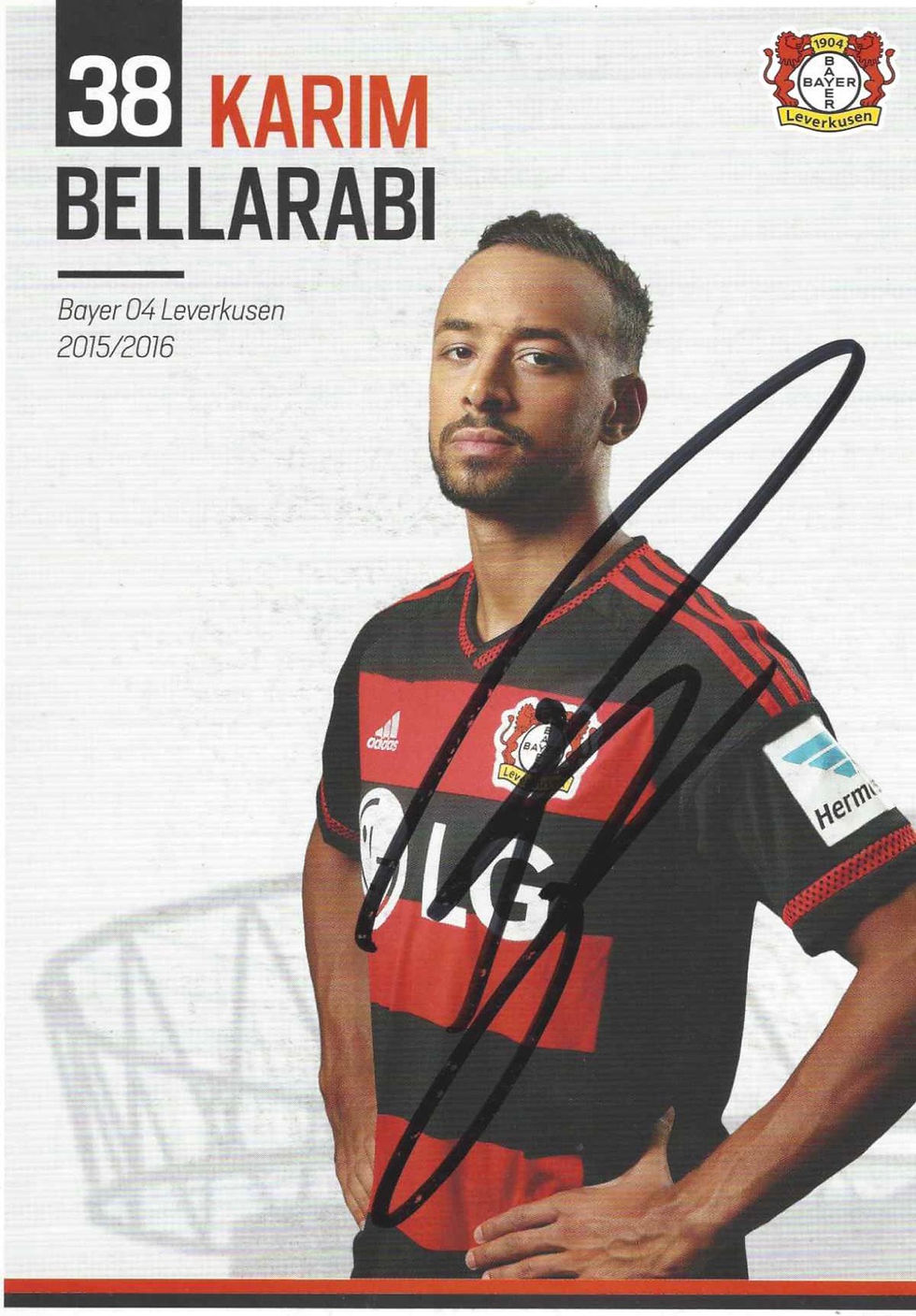 Signed Karim Bellarbi with COA