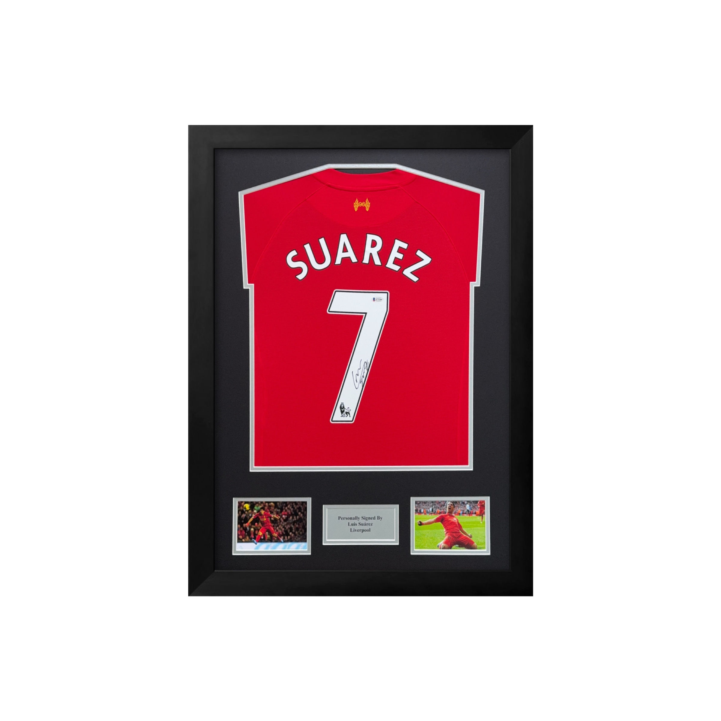 Signed Luis Suarez Liverpool shirt 