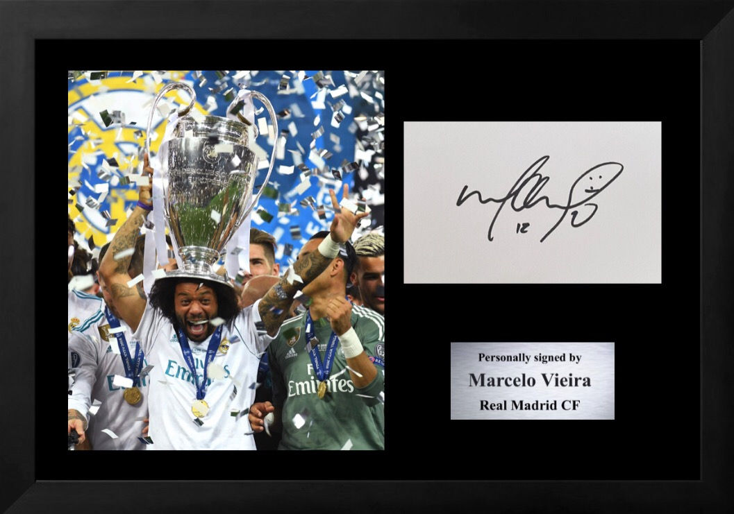 16x12 Signed Marcelo Vieira With COA
