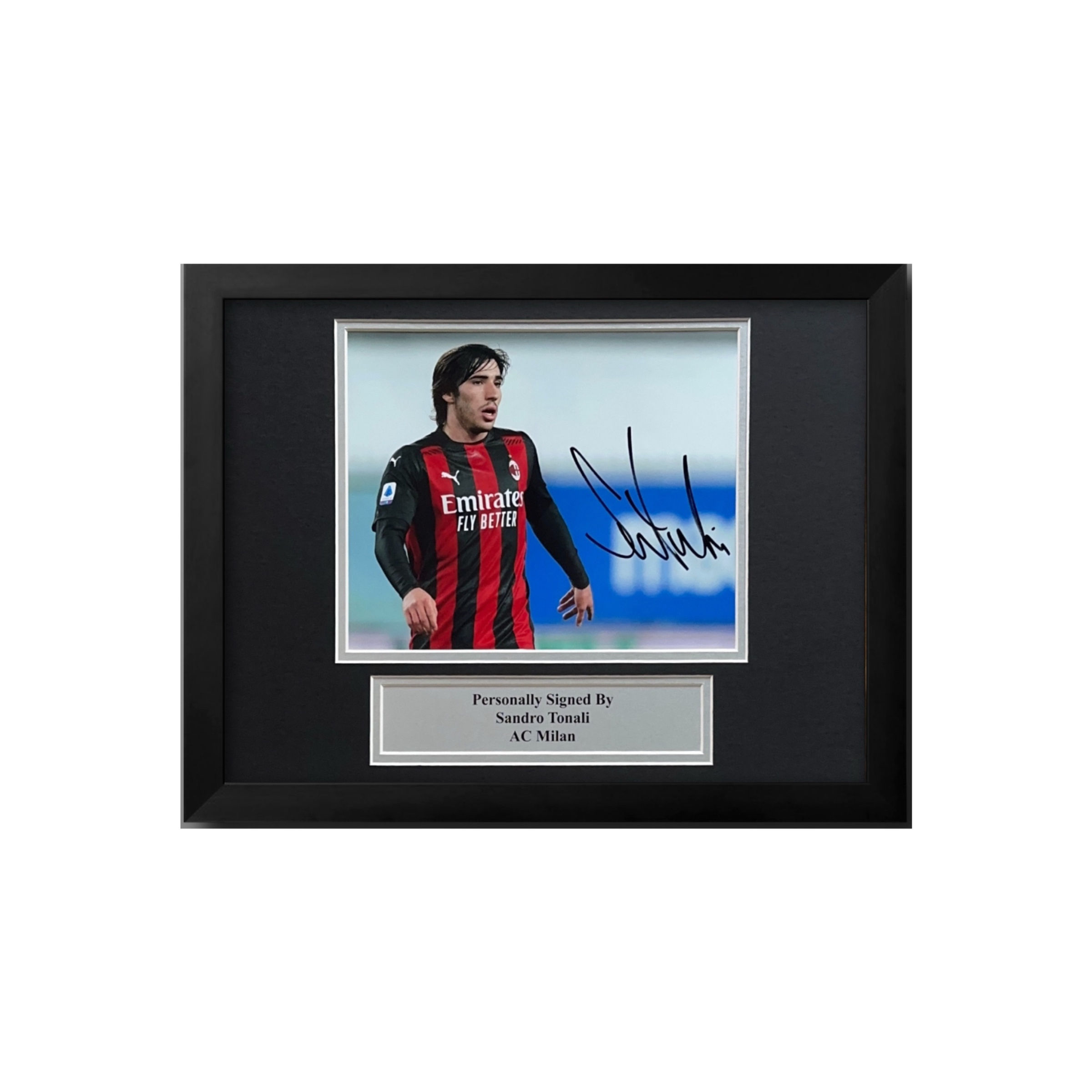 Signed Sandro Tonali Photo Display 
