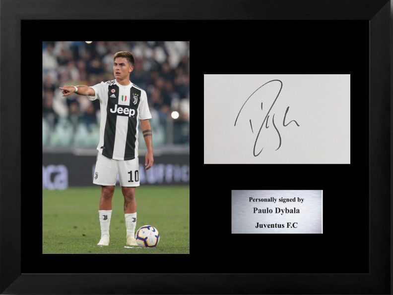 16x14 Signed Paulo Dybala With COA