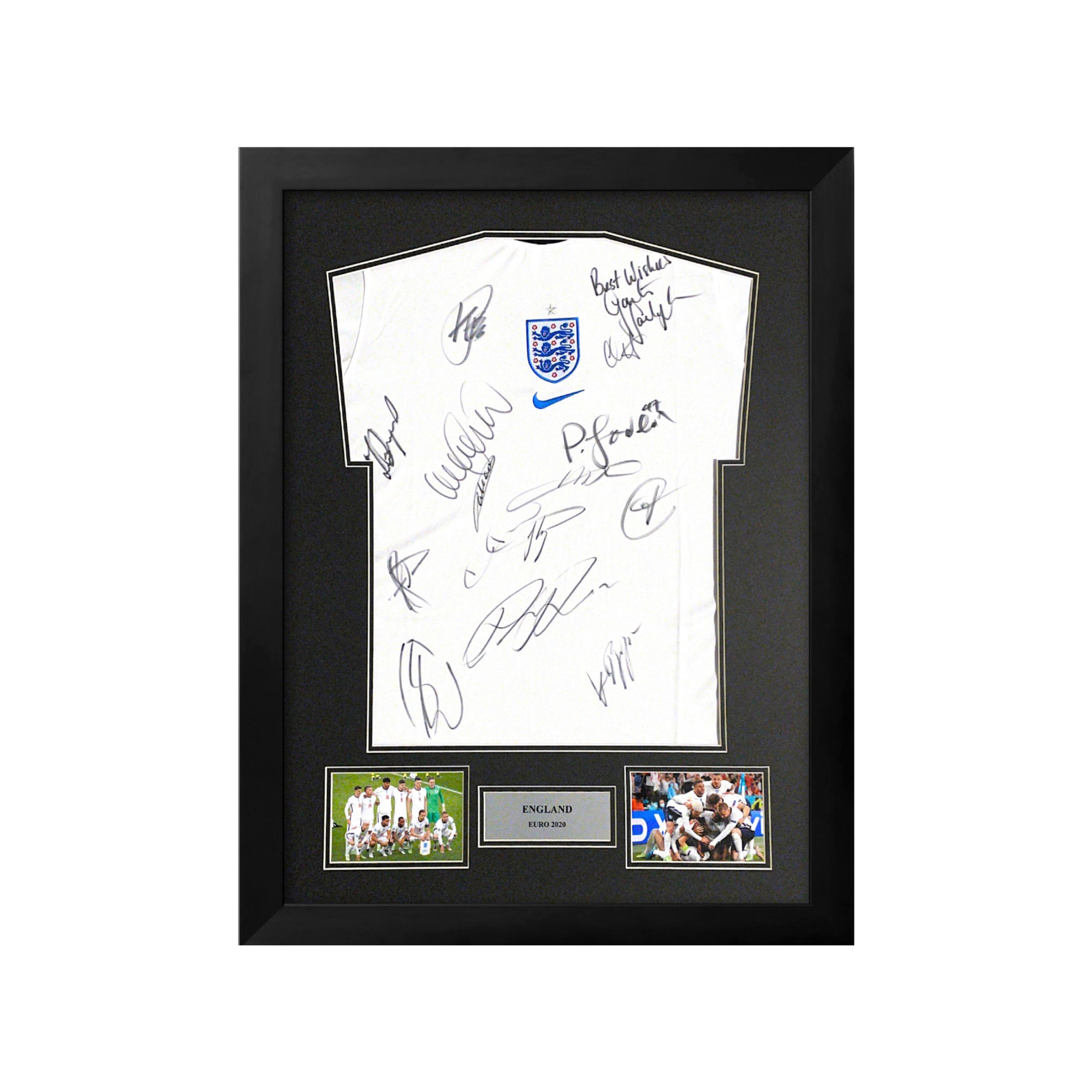 England Euro 2020 GENUINE Squad Signed Shirt With COA