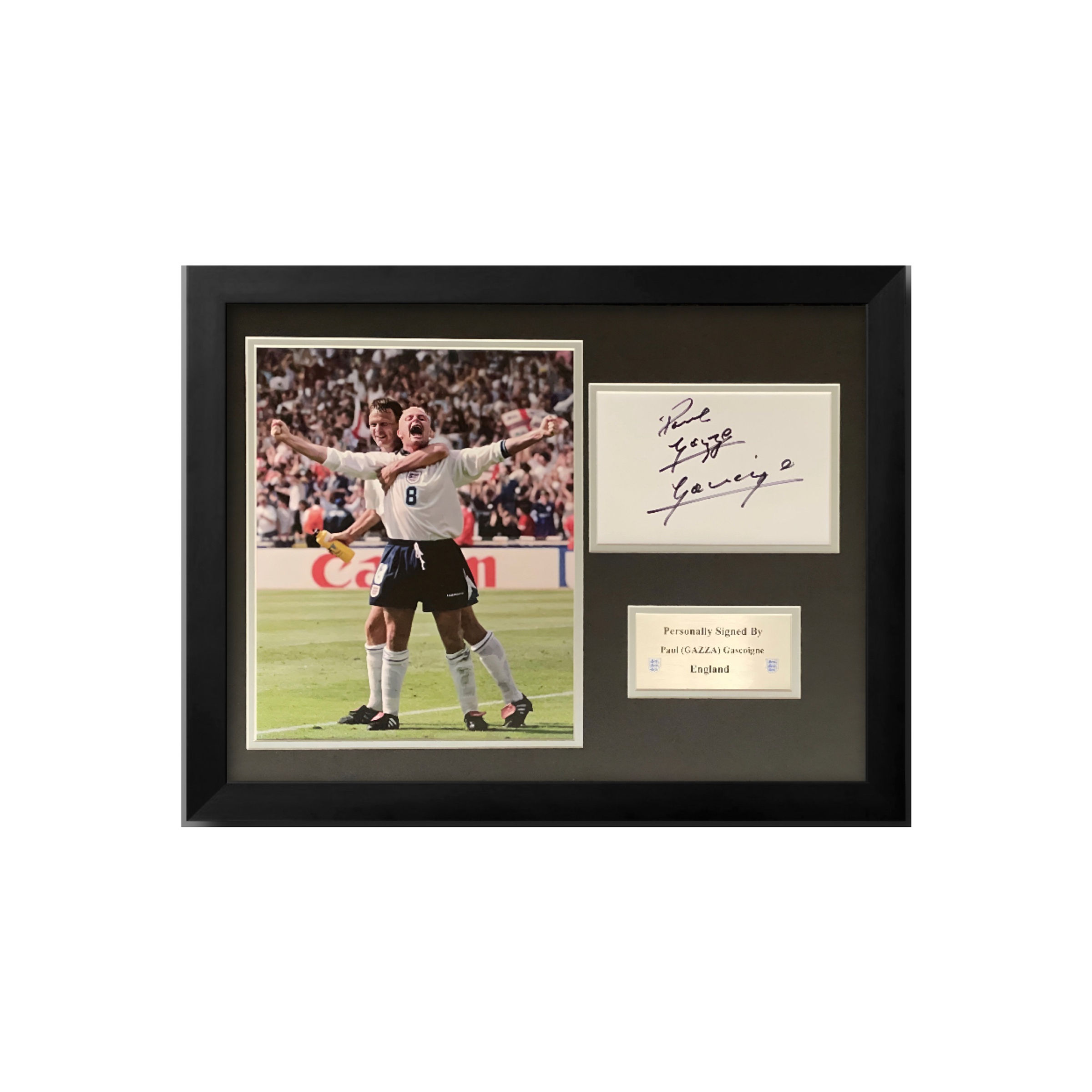 16x12 Signed Paul Gascoigne photo with COA