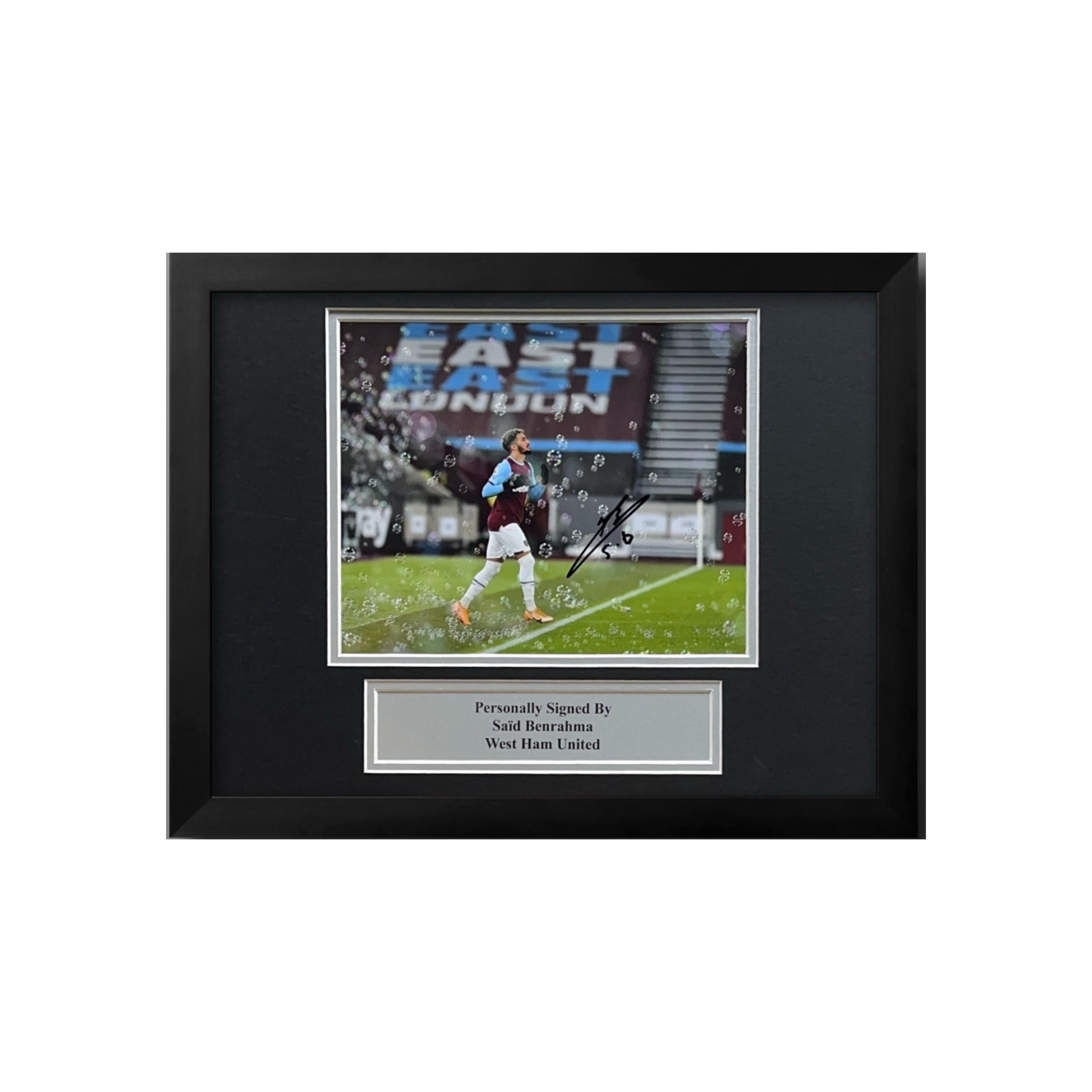 Signed Said Benrahma Photo Display