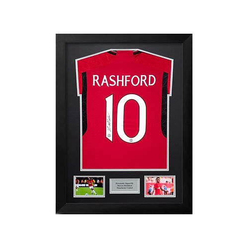 Signed Marcus Rashford 2023/24 Home shirt