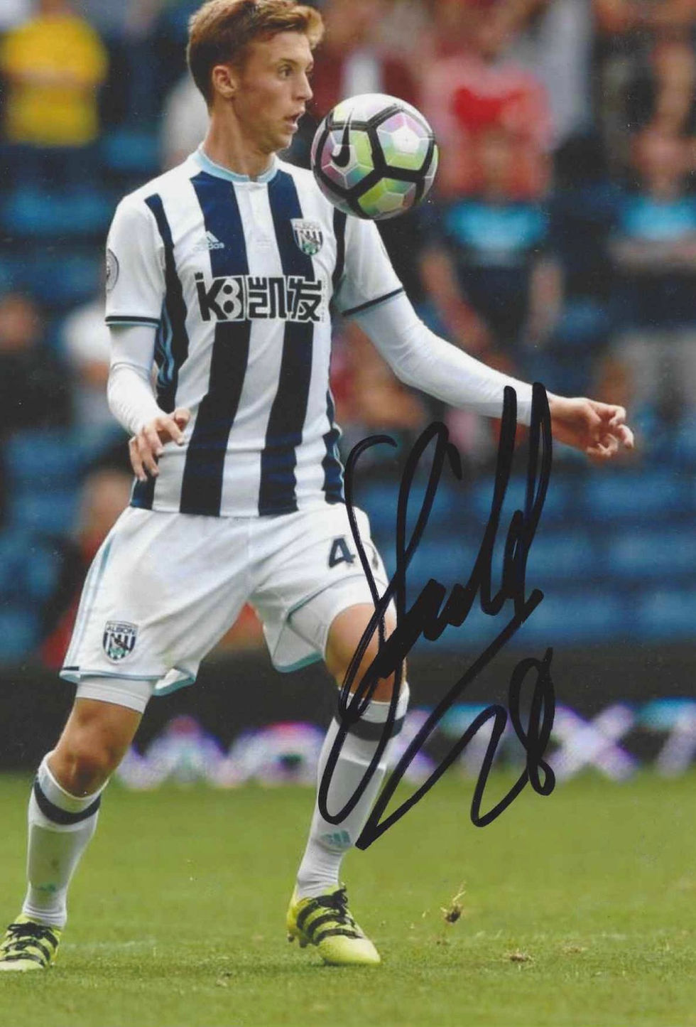 Signed photo of Sam Field with COA