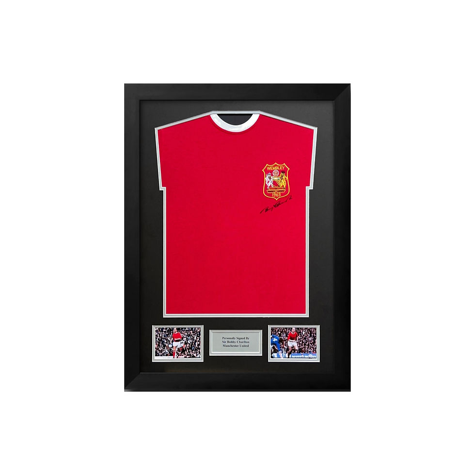 Framed Manchester United 1968 Home Football Shirt Signed By 10 With Charlton Coa - View #9