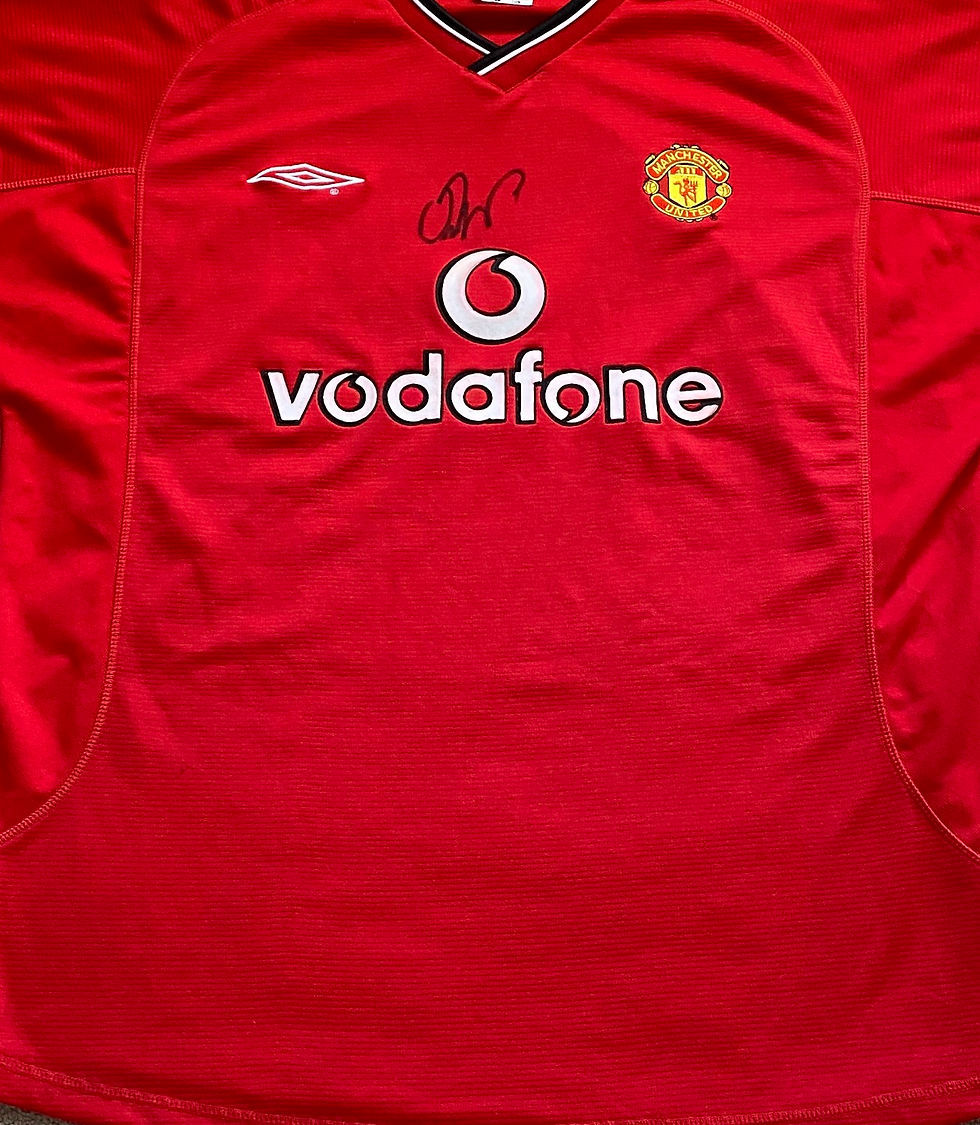 2001 Signed Ryan Giggs shirt with Certificate of Authenticity