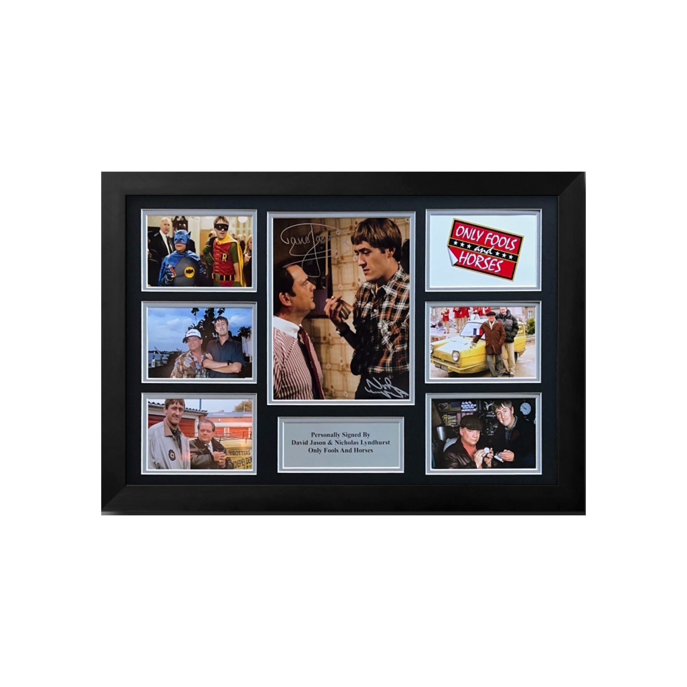 Signed David Jason & Nicholas Lyndhurst Photo Display 