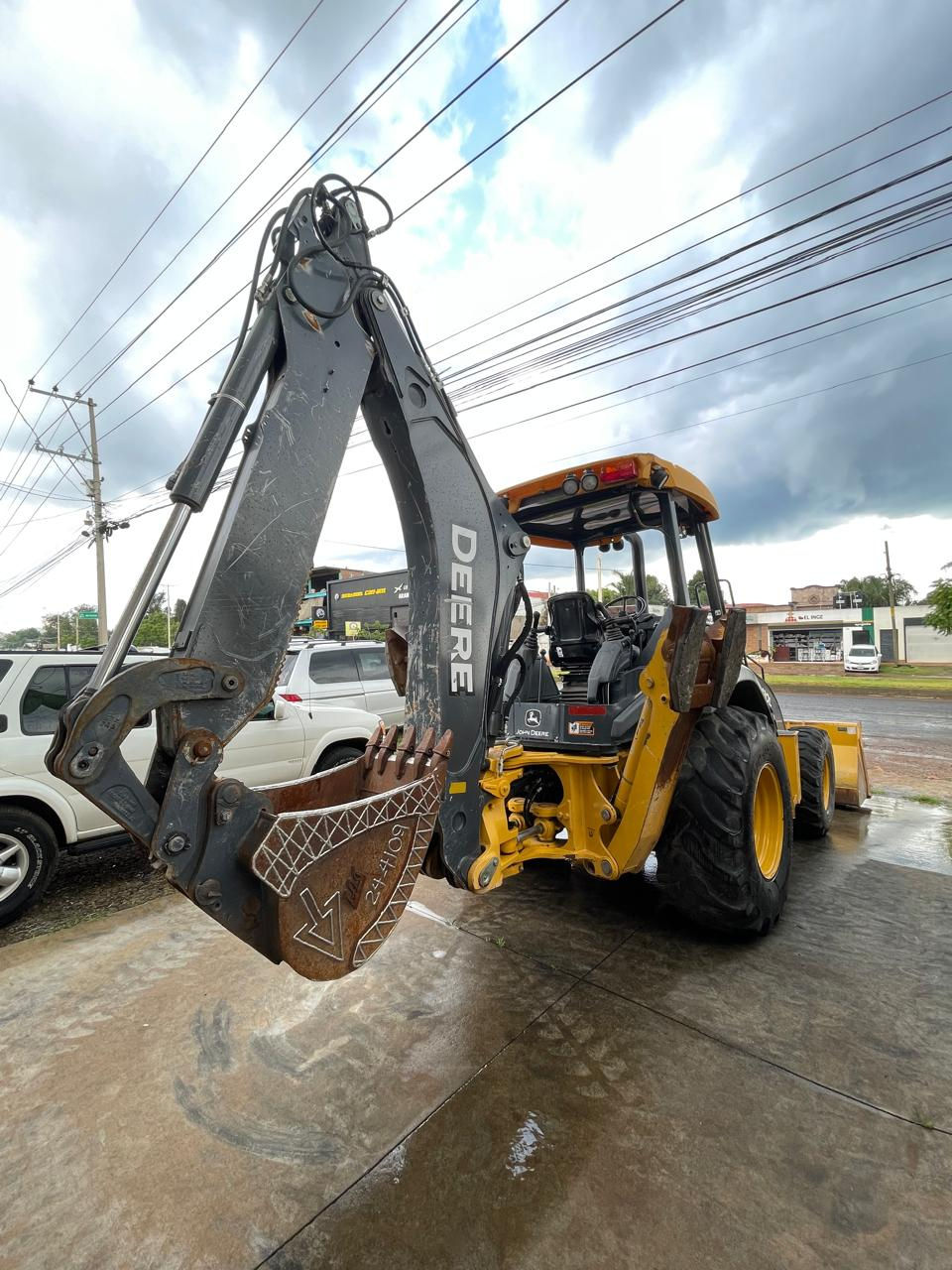 Miniatura: Retroexcavadora John Deere 410L