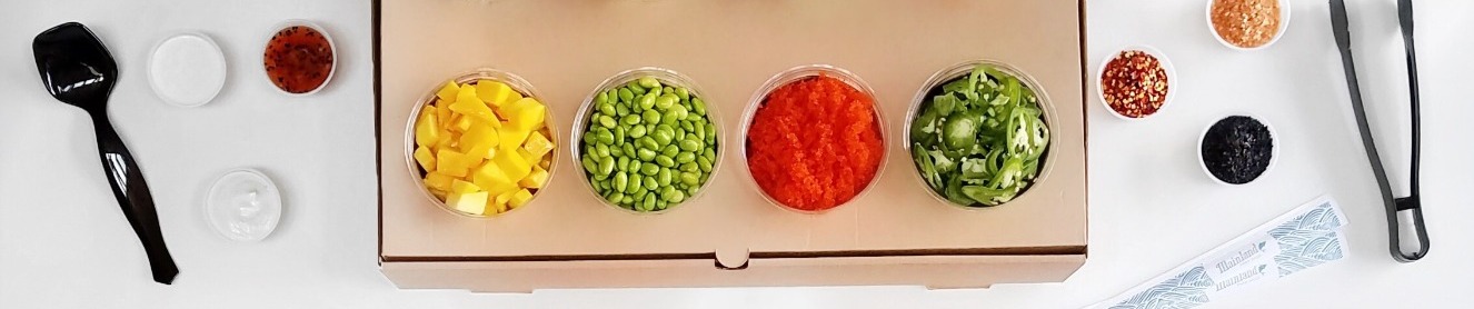 Arranged Food and Objects