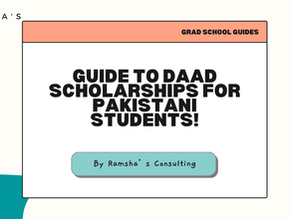 Guide to DAAD Scholarships for Pakistani Students!