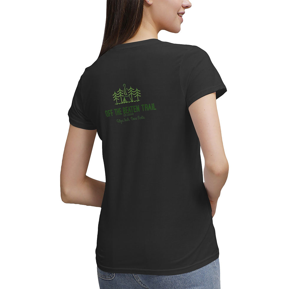 Miniature : Off the Beaten Trail Women's Cotton V‑Neck T‑shirt