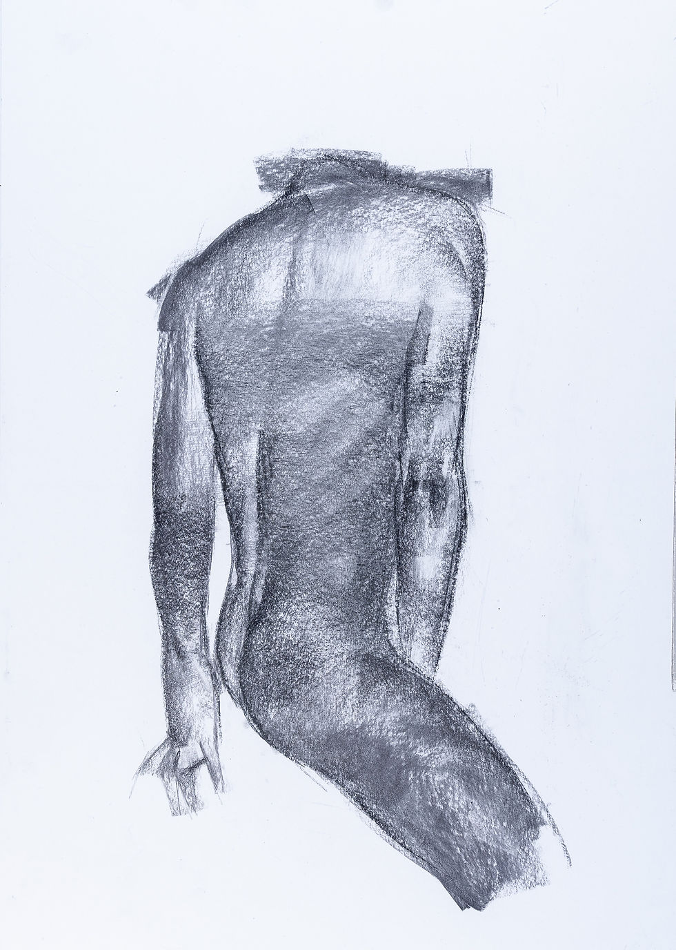 Charcoal, paper / 60x40 cm / 2018