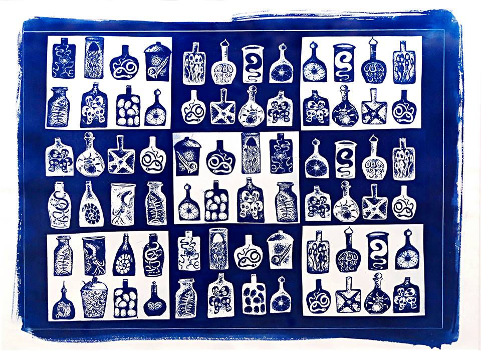 Specimen Jars V (Preservation) -Cossack Art Awards - Winner 2016 - Works on paper