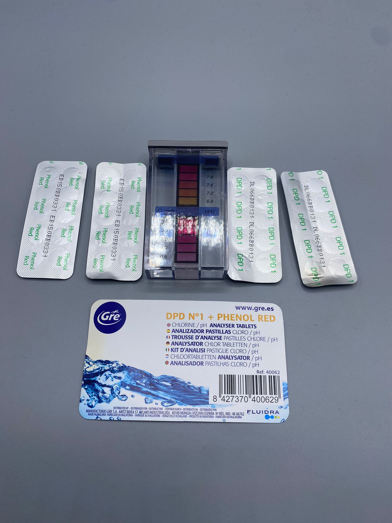 Kit test cloro e ph in pastiglie