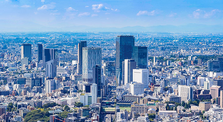 渋谷区の街並み