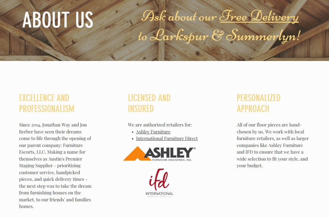 ABOUT US Northwest Furniture Liberty Hill TX