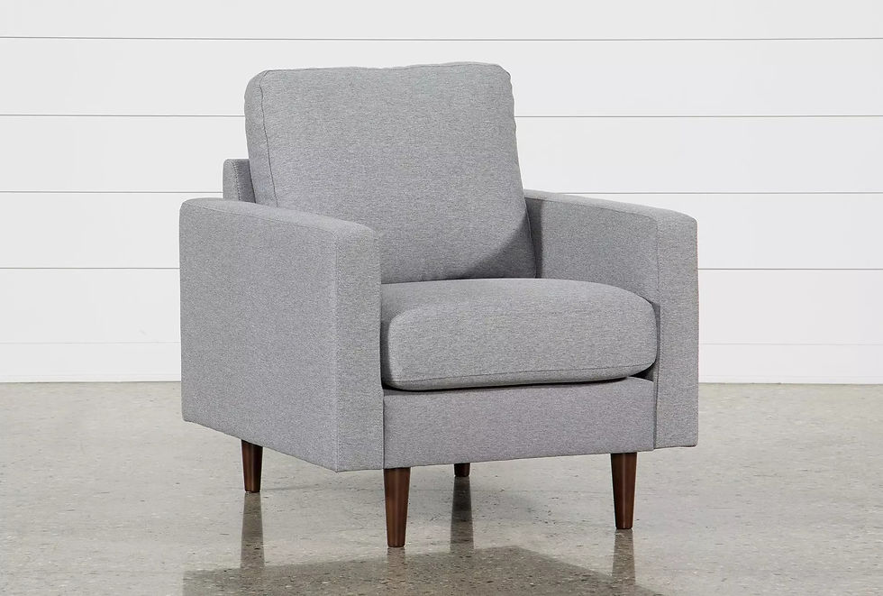 Light Gray David Chair Living Spaces