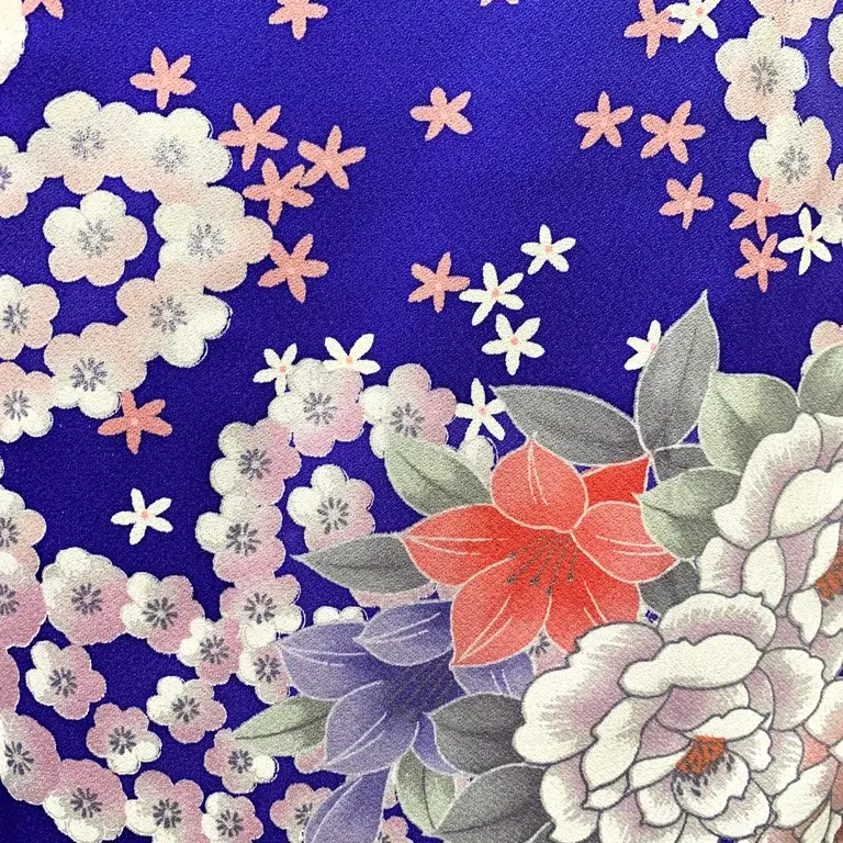 Thumbnail: PURPLE KIMONO WITH PEONIES