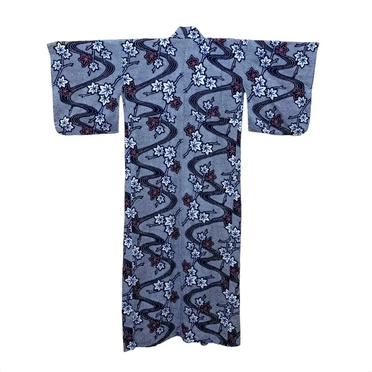 Thumbnail: INDIGO YUCATA WITH SHIBORI PATTERN