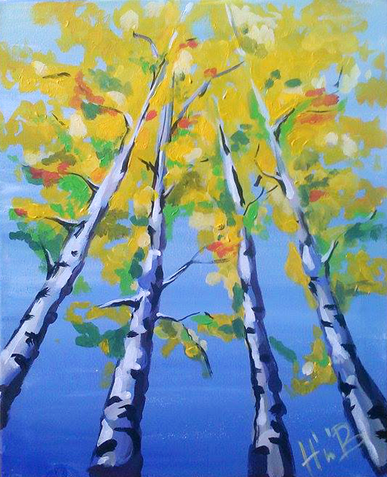Sunny Birches by Hues'n'Booze