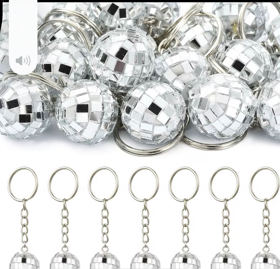 Thumbnail: Disco ball keychain 