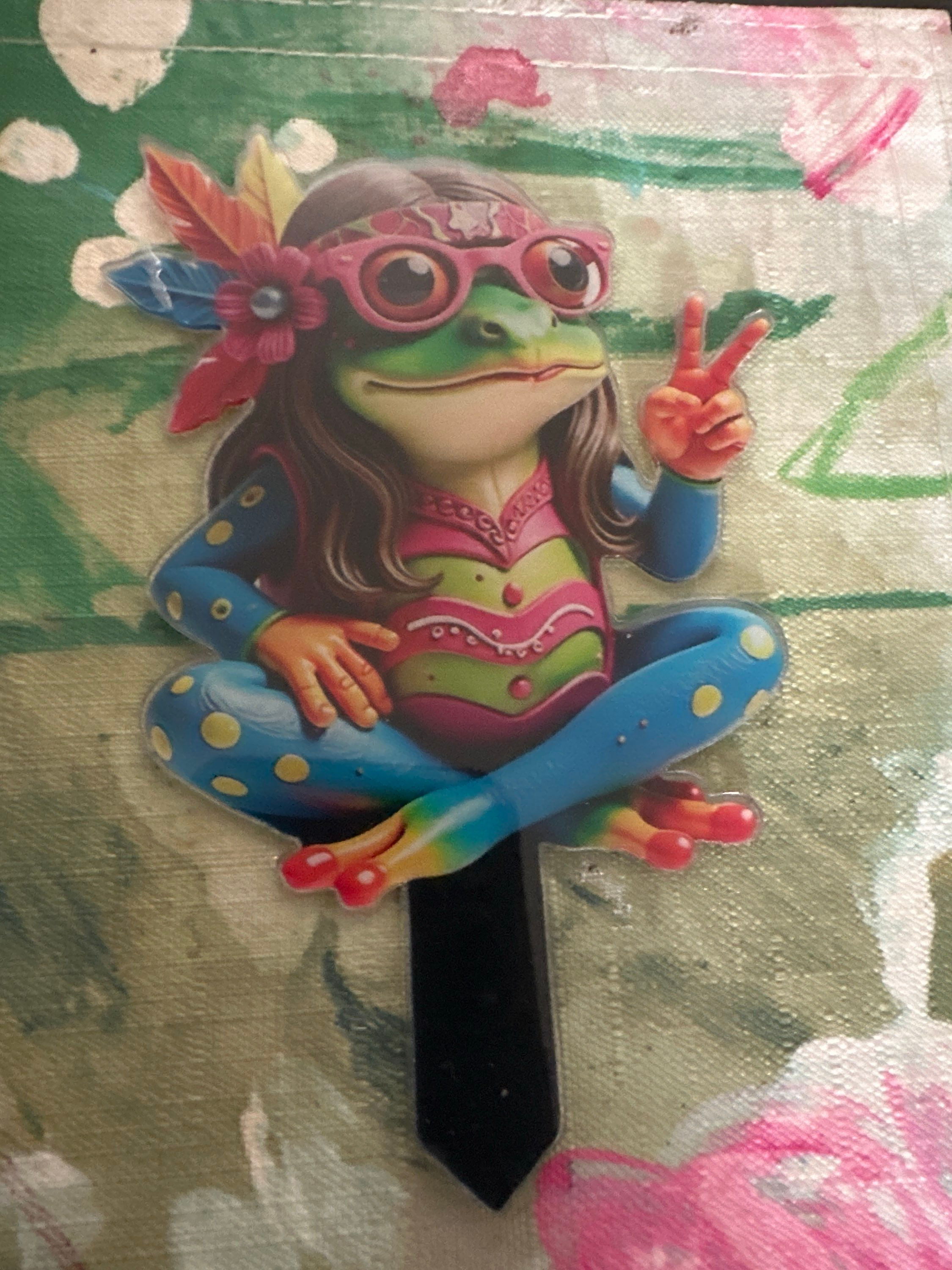 Frog planter 