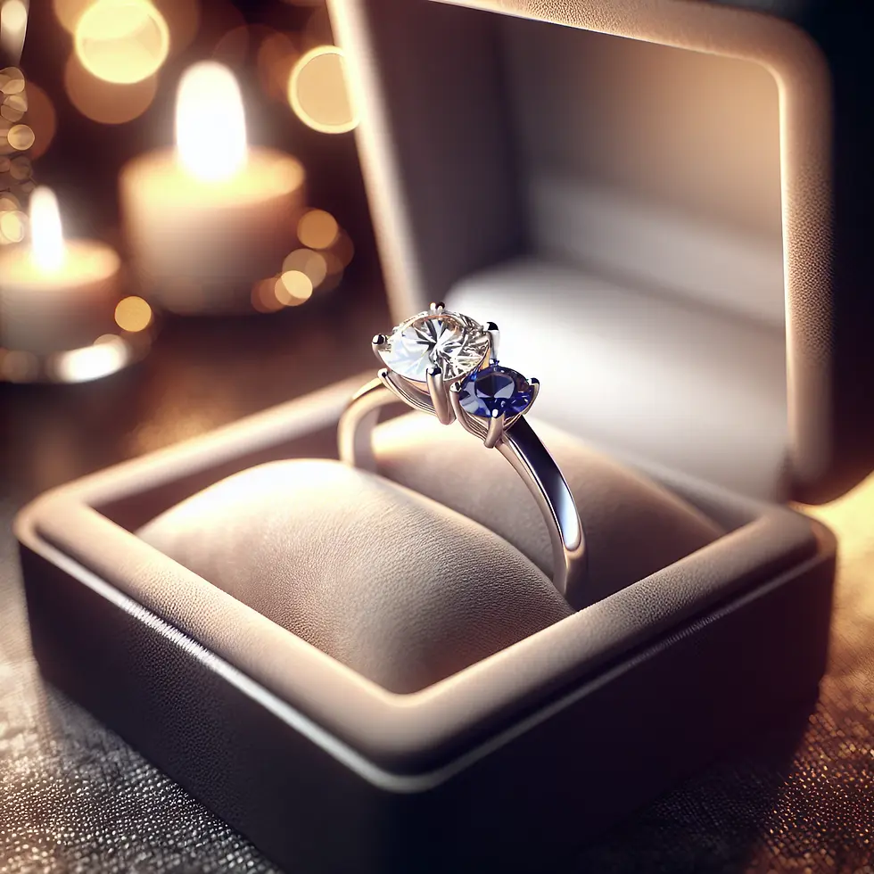 Two stone engagement rings