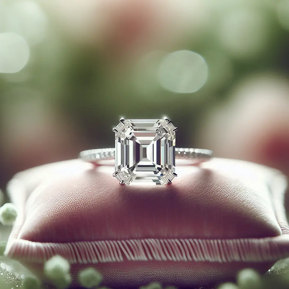 Asscher Cut Engagement Rings