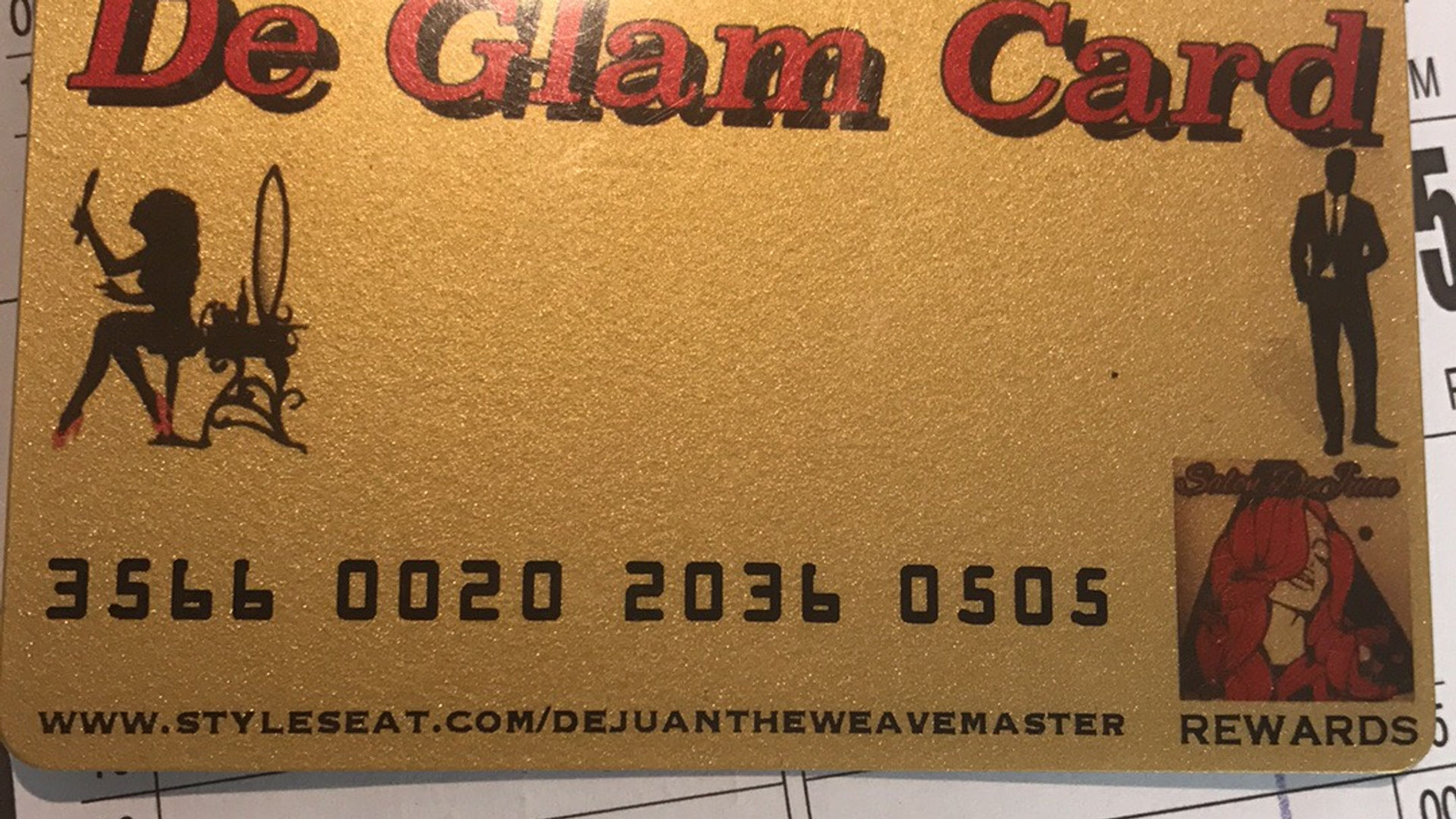 De Glam VIP Card
