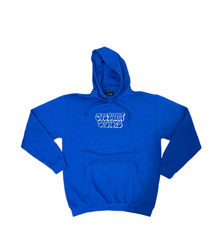 【BAON】24FW★ [BAONHAUS] Reuben fleece collar padded jumper JBS; Throwup P/O (Royal Blue/White) | JusBelowSociety
