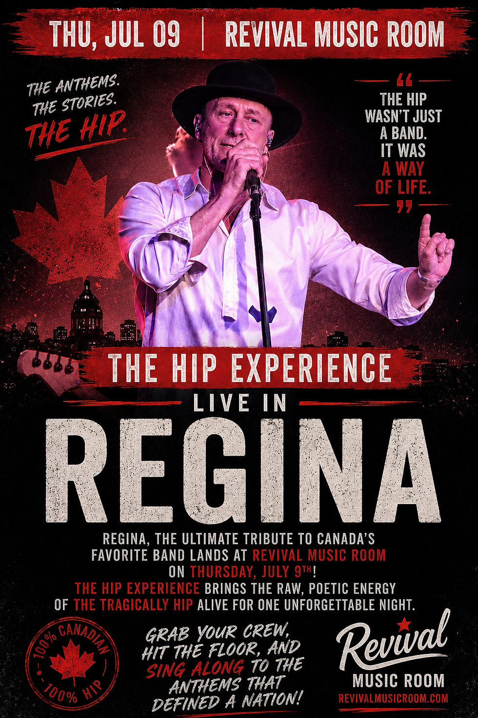 The hip experience live in regina 