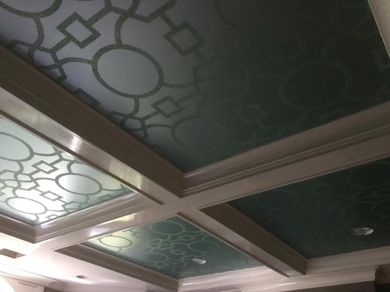 Sparkly hand painted accent