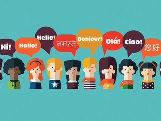 how to use external language files to display text in the user's preferred language.