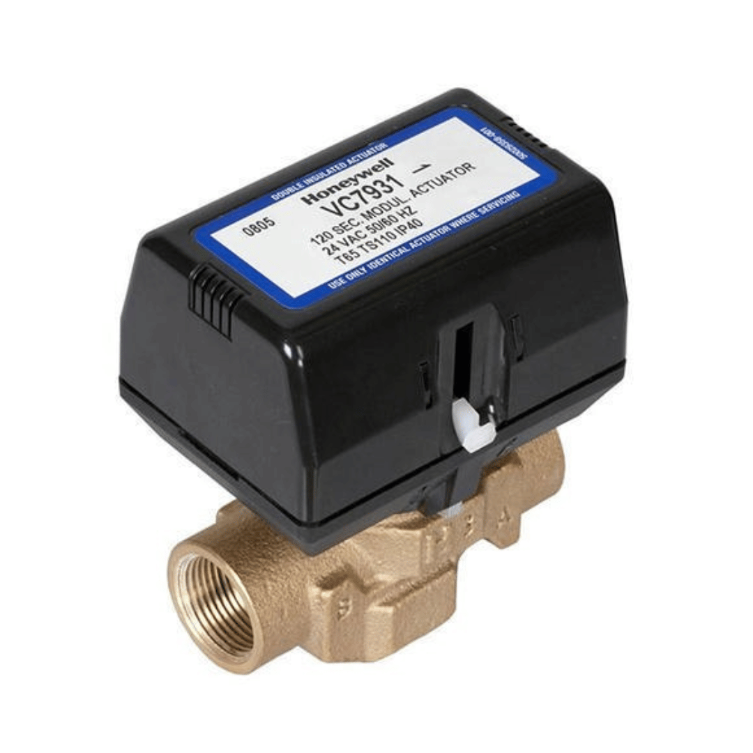 Honeywell Modulating Control Valves (1 Inch, 2 Way, Modulating 24Vac, Bspp)