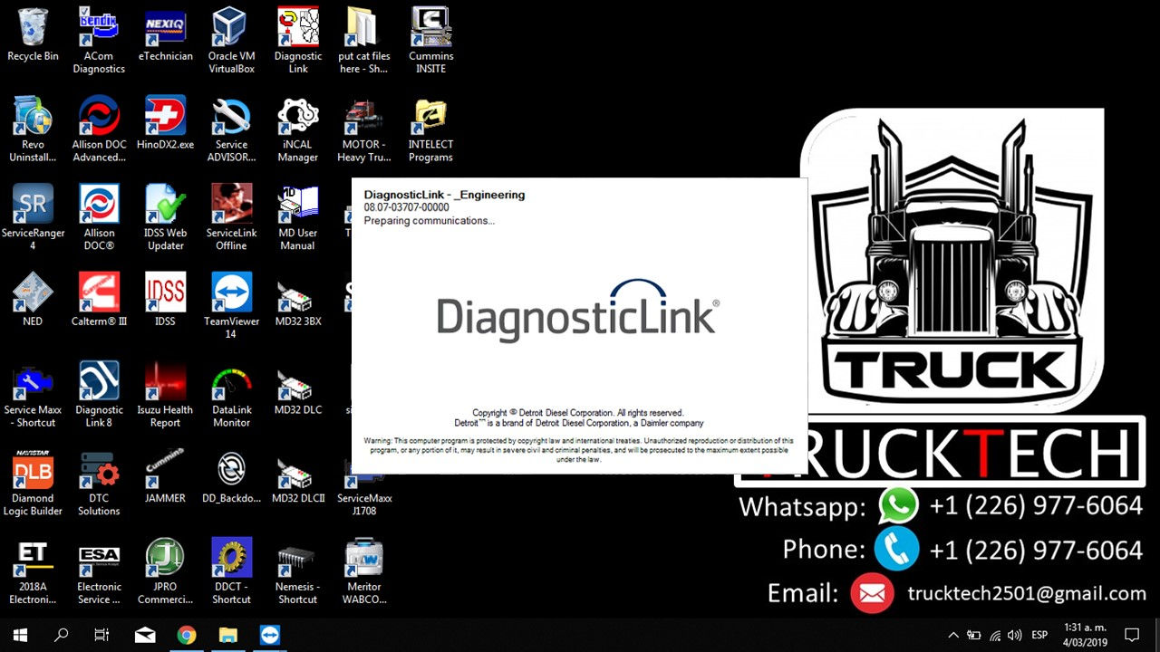 Detroit diagnostic link 8.7 able to edit grayed parameters