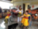 Wheel chair dancing at the Yayasan