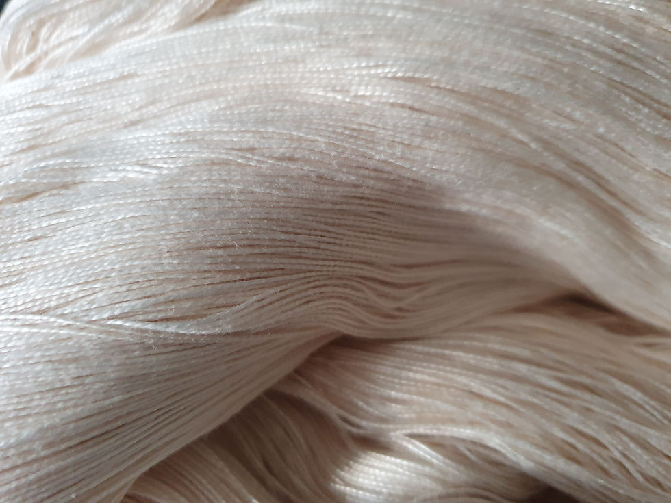 Thumbnail: Luxor White Egyptian Perle Cotton Yarn 10/2 ne