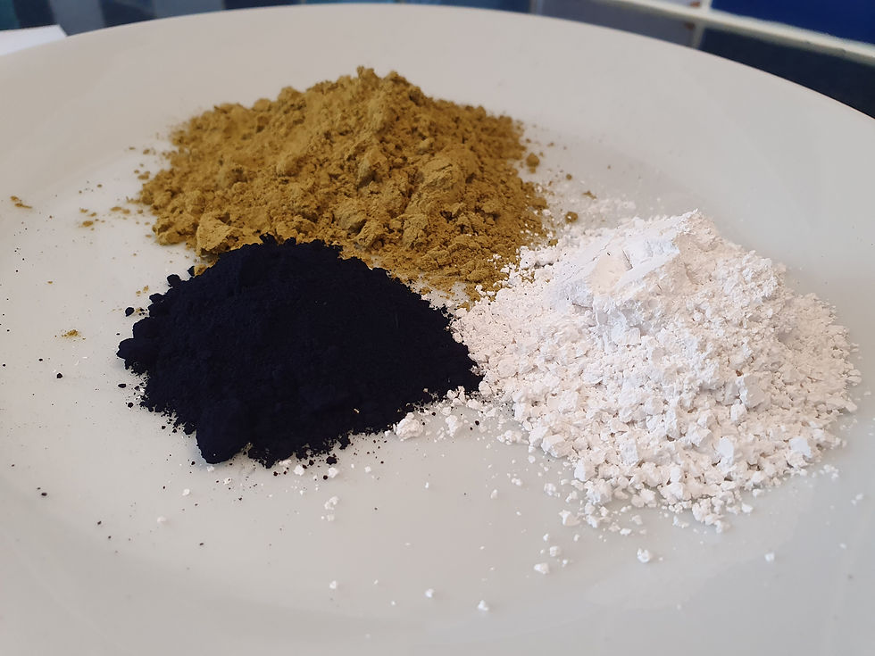 Thumbnail: Eco-friendly Indigo Dye Kit - vat 1-2-3 method - Fructose or Henna