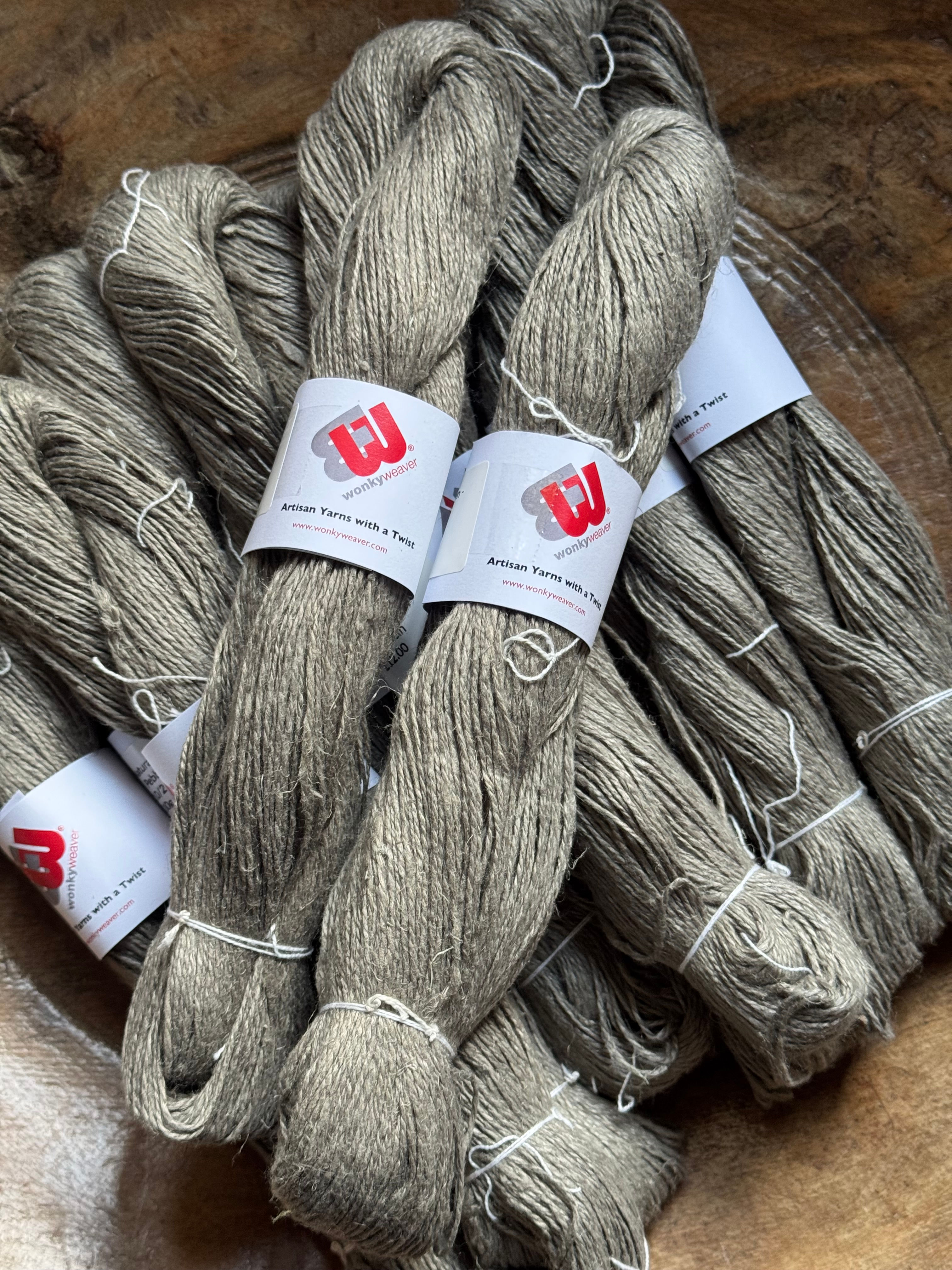 Soft Washed Linen - 10/2 Lea - Pebble